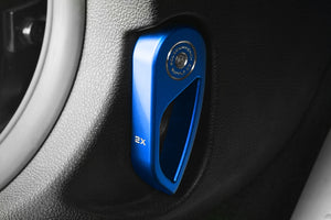 BMW M Car F Series BLACKLINE Performance Motorsport BLUE Hood Latch Handle (LHD)