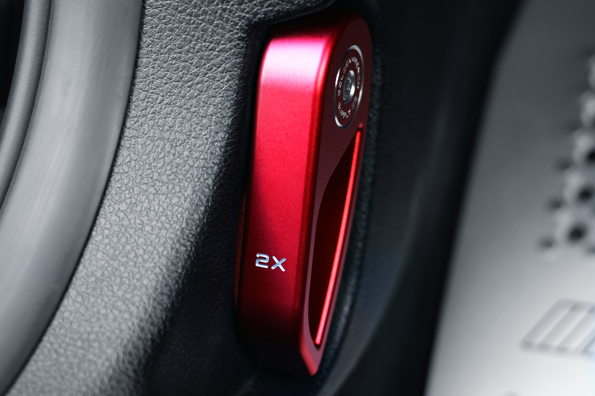 BMW M Car F Series BLACKLINE Performance Edition RED Hood Latch Handle ...