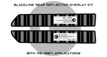 Load image into Gallery viewer, BMW M2 2023+ (G87) BLACKLINE Rear Reflector Overlay Kit