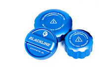 Load image into Gallery viewer, BMW 2021+ S58 Engine BLACKLINE Performance Motorsport BLUE Cap Set (Oil Cap / Coolant Caps)