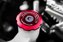 Load image into Gallery viewer, Toyota 2024+ Landcruiser / Trailhunter Tacoma / 4Runner - T24A-FTS Engine BLACKLINE Performance Cap Set (Oil Cap / Coolant Caps / Brake Master Cylinder Cap / Fuel Cap / Washer Fluid Cap)