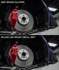 Toyota GR Supra 2020+ (A90) BLACKLINE Performance Brake Caliper Decal Set