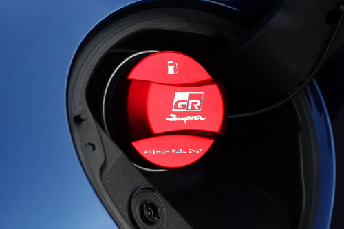 Toyota GR Supra 2020+ (A90) BLACKLINE Performance Edition RED 2.0 Billet Fuel Cap Cover