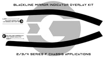 Load image into Gallery viewer, BMW 2/3/4 Series (F Chassis) BLACKLINE Mirror Indicator Overlay Kit
