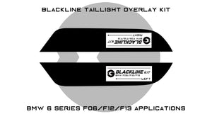BMW 6 Series 2011-2018 (F06/F12/F13) BLACKLINE Taillight Overlay Kit