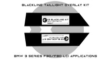 Load image into Gallery viewer, BMW 3 Series M3 2016-2018 (F30/F80 LCI) BLACKLINE Taillight Overlay Kit