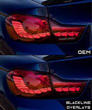 Load image into Gallery viewer, BMW 4 Series M4 CS / GTS 2017+ (F82 OLED) BLACKLINE Taillight Overlay Kit