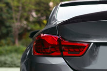 Load image into Gallery viewer, BMW 4 Series (F32/F82 OLED LED Styled Taillights) BLACKLINE Taillight Overlay Kit