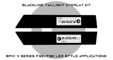 Load image into Gallery viewer, BMW 4 Series (F32/F82 OLED LED Styled Taillights) BLACKLINE Taillight Overlay Kit