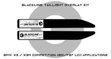 Load image into Gallery viewer, BMW X3 Series X3M Competition 2022+ (G01/F97 LCI) BLACKLINE Taillight Overlay Kit